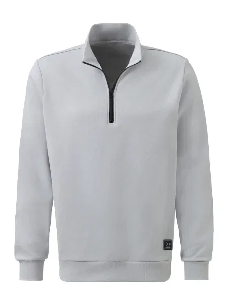 JOHN DEVIN Mikina světle šedá černá