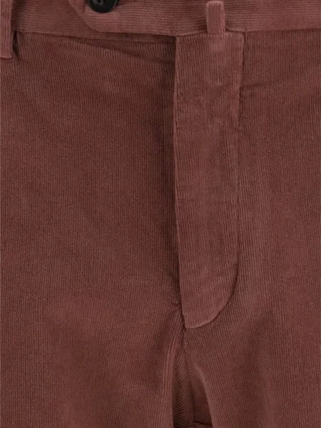 Pantaloni Germano 1952 de catifea cord maro