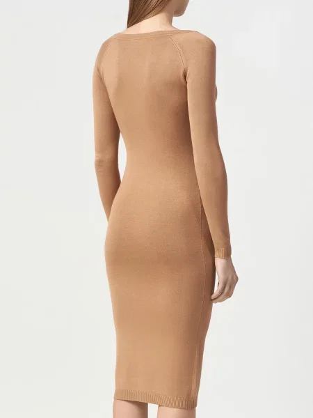 Платье Elisabetta Franchi коричневое