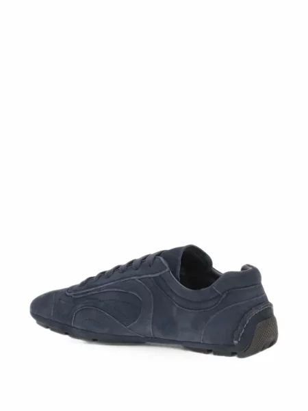 Sneakerși Prada din piele albastru