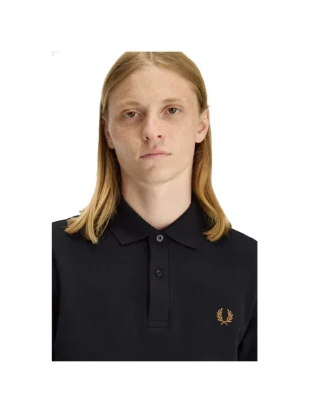 Koszulka polo Fred Perry czarna