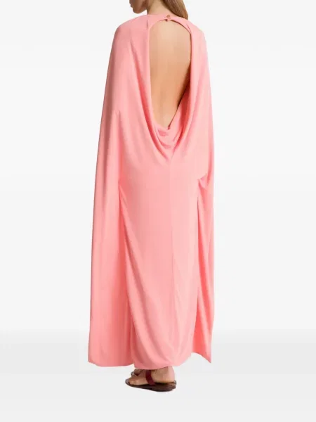 Maxi rochie maxi Alberta Ferretti de costum roz