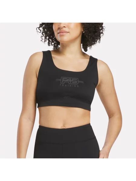 Reebok stanik sportowy unisex Black Size: XS czarny