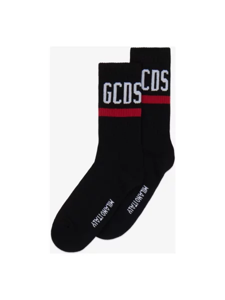 Skarpety Gcds z logo czarne