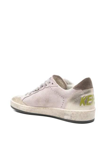 Sneakerși Golden Goose din piele de căprioară roz