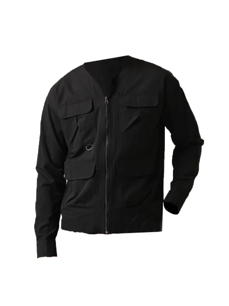 Antioch Prehodna jakna črna