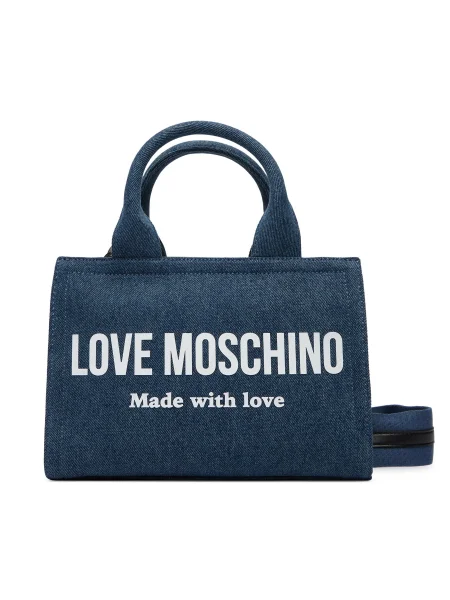 Geantă LOVE MOSCHINO albastru