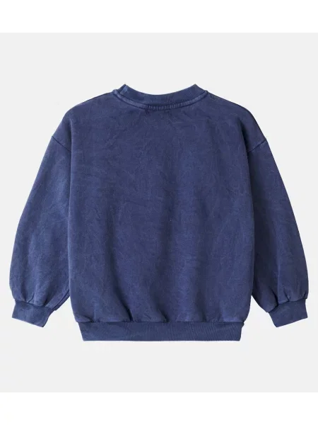 Gyerek fleece melegítő felső Bobo Choses kék