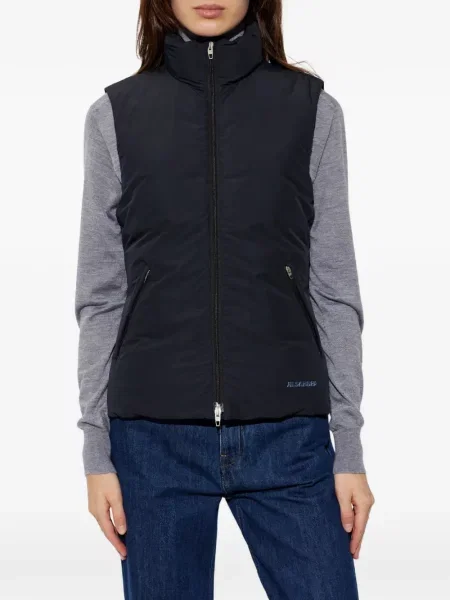Vestă Jil Sander cu imagine albastru