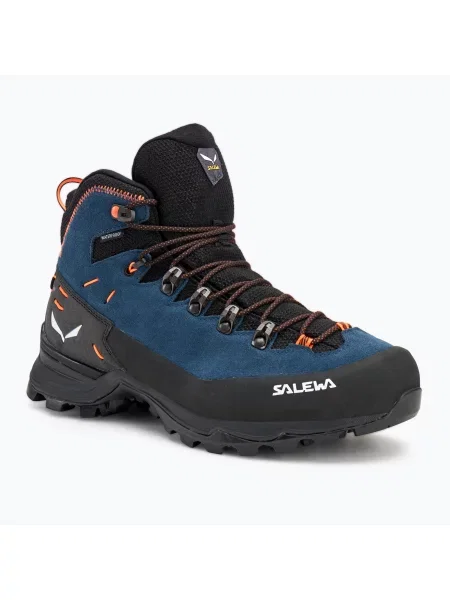 Férfi trekking cipő Salewa Alp Mate Winter Mid PTX dark denim/ black Alp Mate Winter Mid PTX fekete