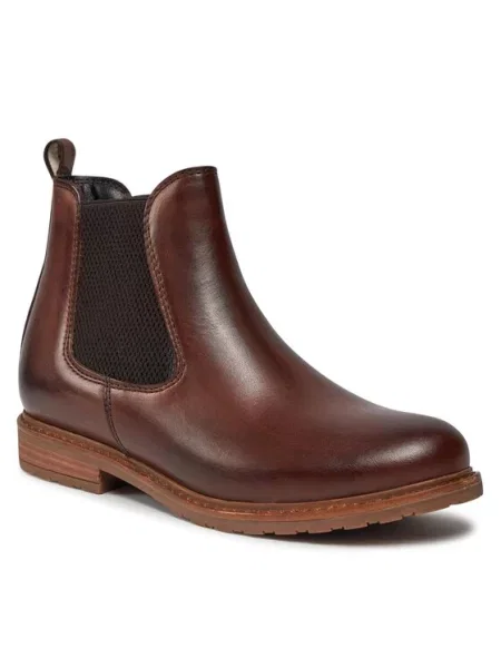 Chelsea boots Tamaris hnědé