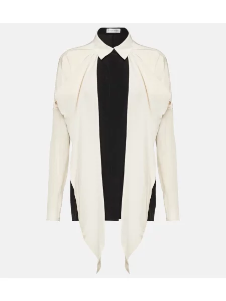 Bluză Victoria Beckham cu funde de mătase