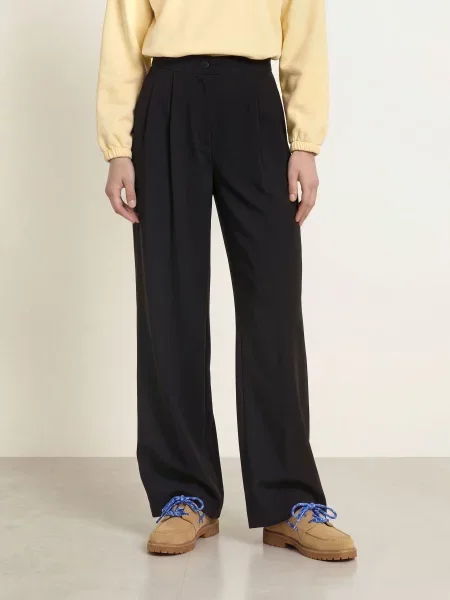 Claudie Pierlot Spodnie Typu Marlena schwarz czarne