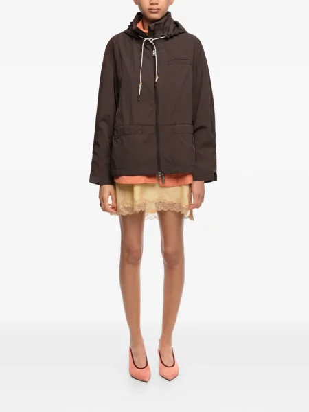 Geacă Bimba Y Lola cu glugă maro