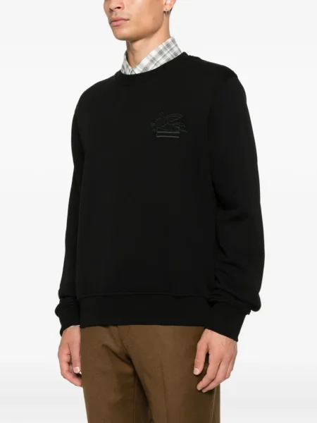 Hanorac crewneck Etro cu broderie negru