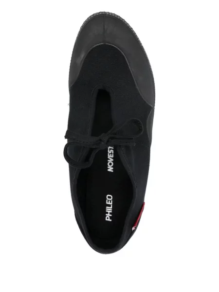 Top Phileo din dantelă negru