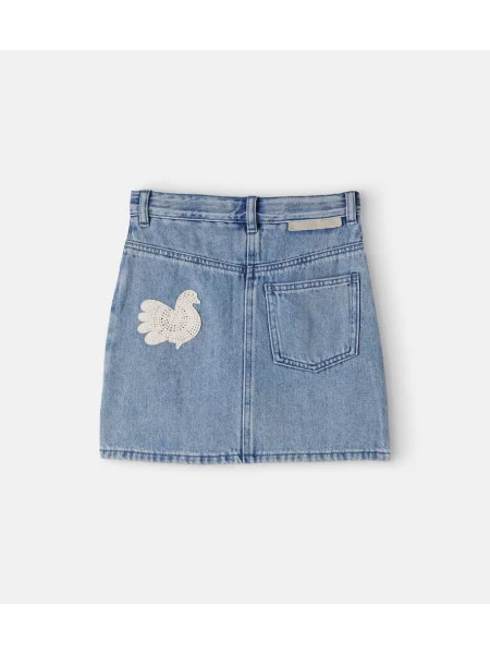 Gyerek farmer szoknya Stella Mccartney kék