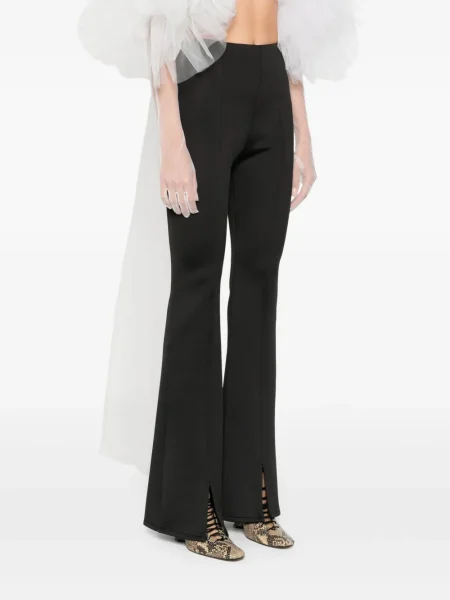 Pantaloni Alchemy cu talie înaltă negru