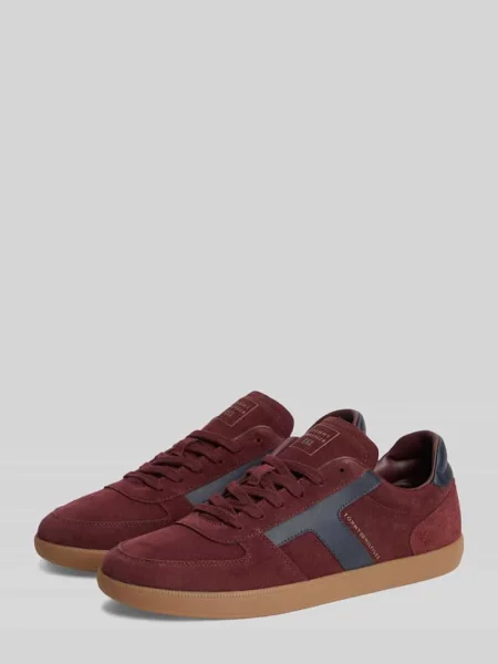 Sneakersy z naturalnej skóry z napisem z logo Tommy Hilfiger
