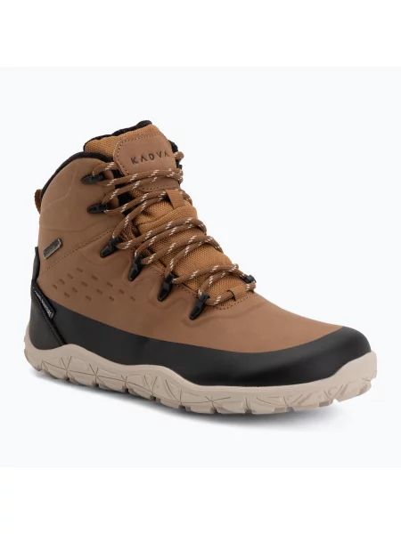 Gyerek barefoot cipők KADVA WILDME JR Brown/Black. Méret: 30 fekete