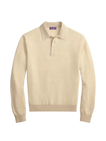 Tricou polo Ralph Lauren Purple Label din jacard cu model herringbone violet