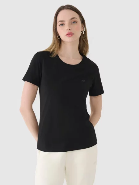 4F t-shirt koszulka M czarna