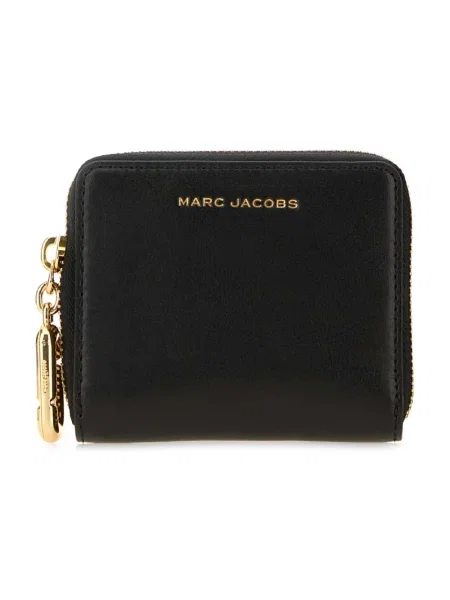 Portfel Marc Jacobs skórzany czarny