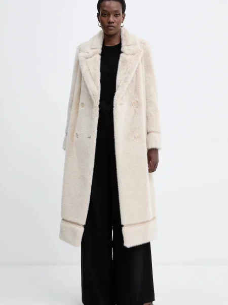 TWINSET Pantaloni palazzo Wide Leg negru