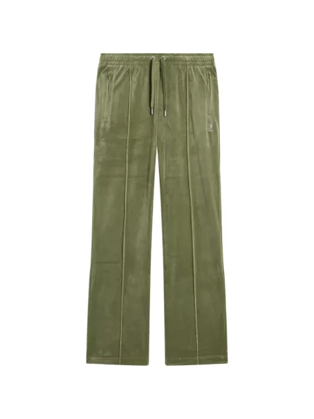 Pantaloni Juicy Couture alergare cu autograf verde