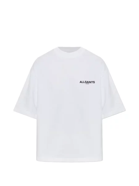 Tricou Allsaints cu imagine alb