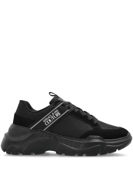 Sneakerși Versace Jeans Couture cu imagine negru