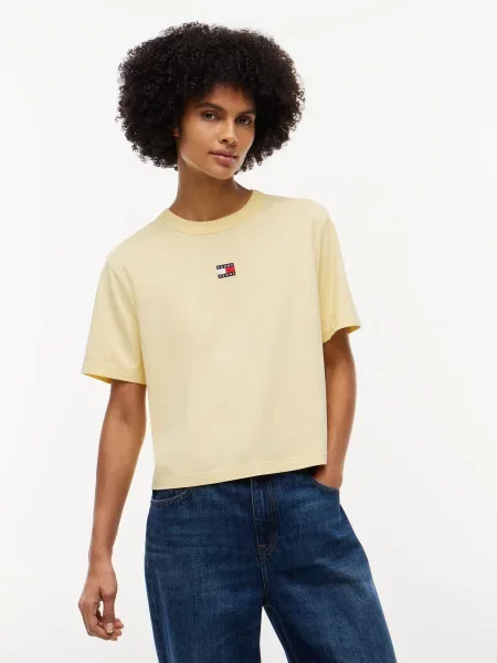 Tommy Jeans Tričko žltá