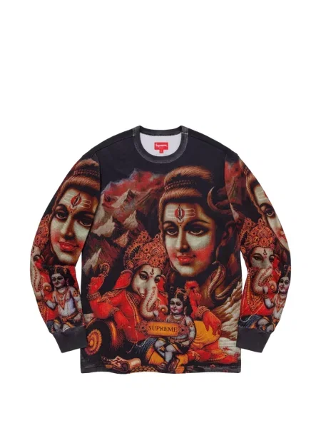 Lung tricou Supreme negru