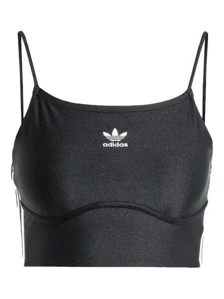 Haftowane skarpety Adidas w paski niebieskie