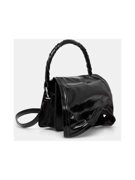 Y/Project torebka skórzana WIRE BAG czarny