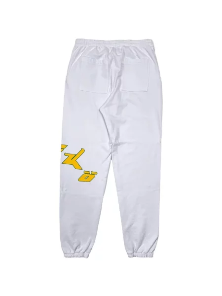 Pantaloni Sicko alergare alb