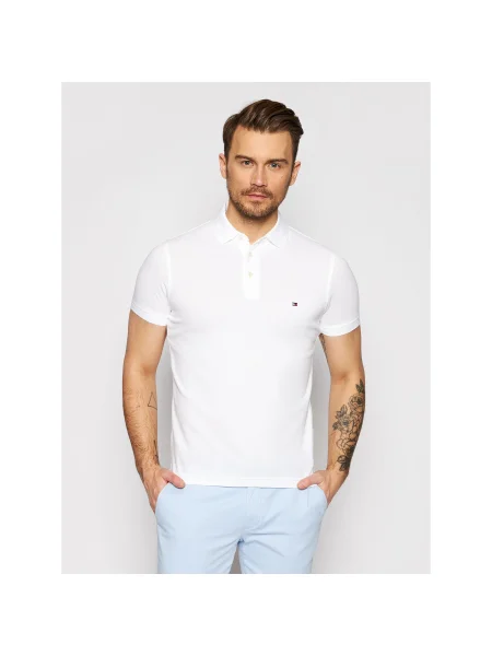 Tommy Hilfiger Pólóing Slim Fit fehér