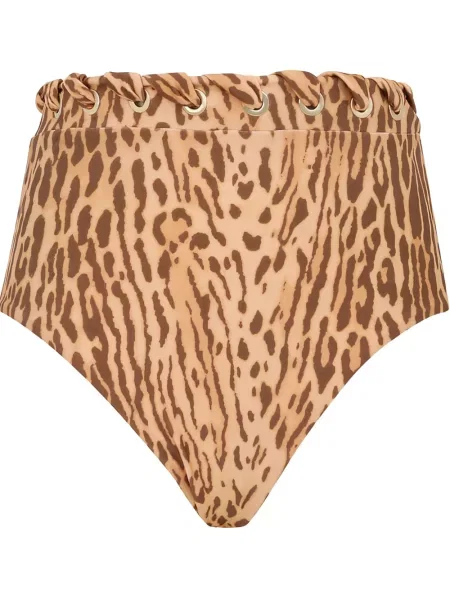Bikini Zimmermann cu imagine cu model leopard maro