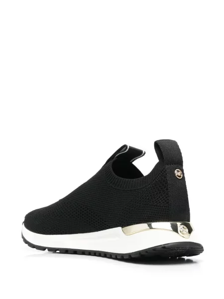 Pletené slip on tenisky Michael Michael Kors s potiskem černé