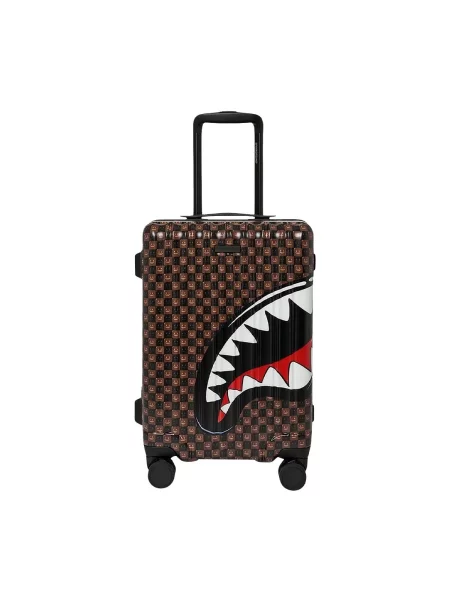 Sprayground Valiză Sharks In Paris WTF Bubbly | 45 x 33 x 21 cm maro