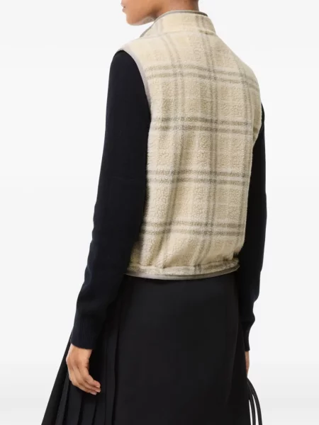 Vestă Burberry de lână în carouri