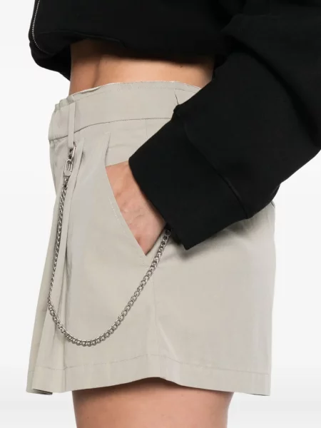 Pantaloni scurți Alexander Wang plisate verde