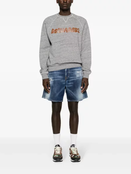 Raštuotas džemperis Dsquared2 pilka