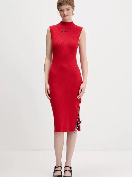 Karl Lagerfeld Jeans sukienka czerwona
