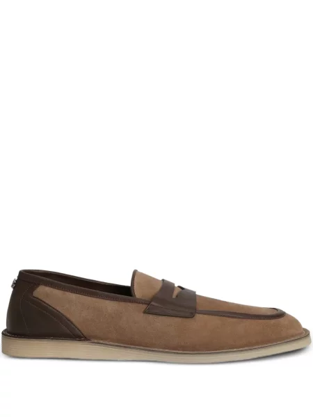 Pantofi loafer Dolce & Gabbana maro