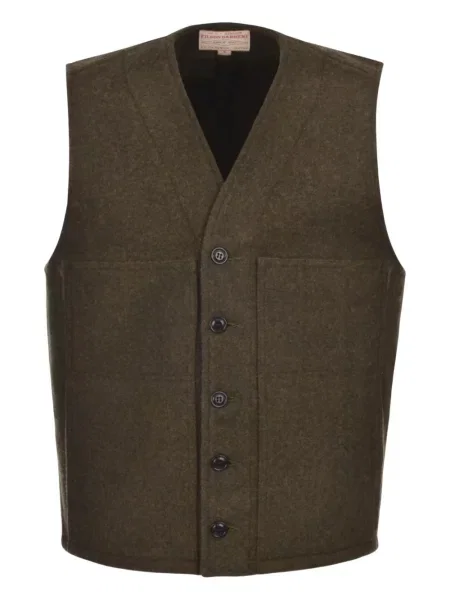 Vestă Filson de lână verde