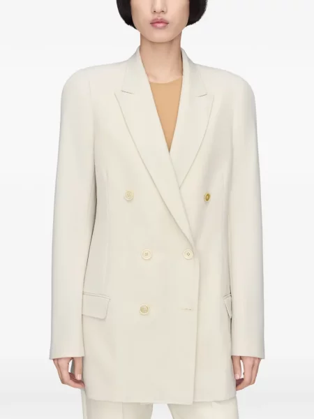 Μπλέιζερ Maison Margiela διπλόκουμπα λευκό