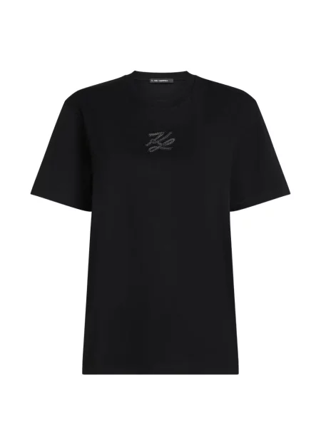 Stras tricou Karl Lagerfeld negru