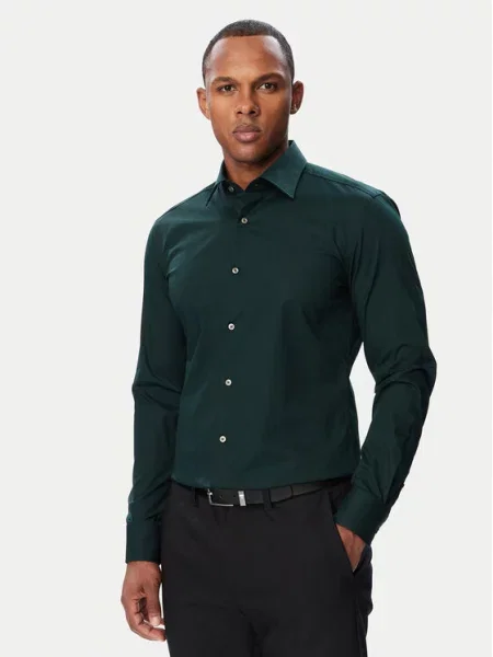 BOSS Srajca H-Hank zelena