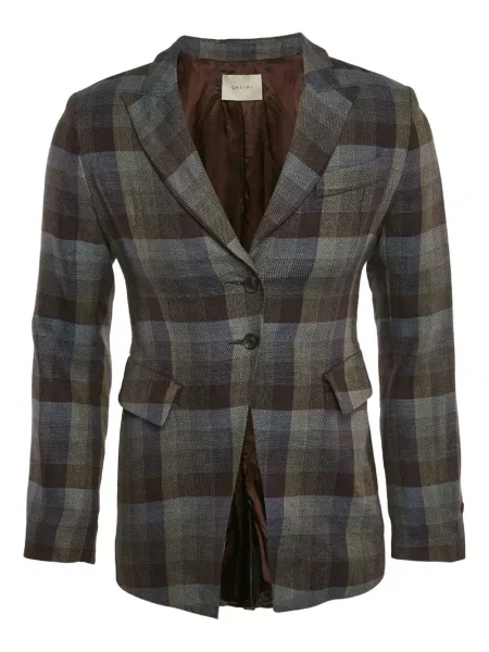 Marynarka Qasimi w kratkę jednorzędowa